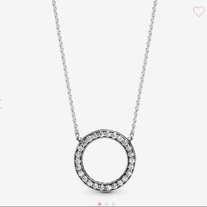 Pandora Circle Necklace! Lightly worn.